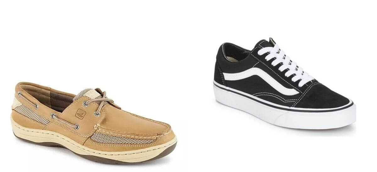 vans vs sperry shoes